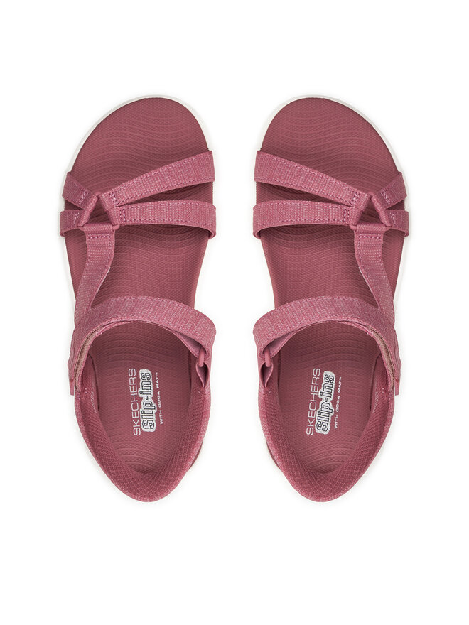 Skechers Sandále Skechers Go Walk Flex Sandal-Illuminate 141481/MVE Fialová
