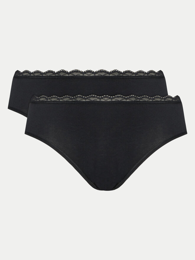 Triumph Triumph 2er-Set klassische Damenslips Feel Of Cotton 10225011 Schwarz
