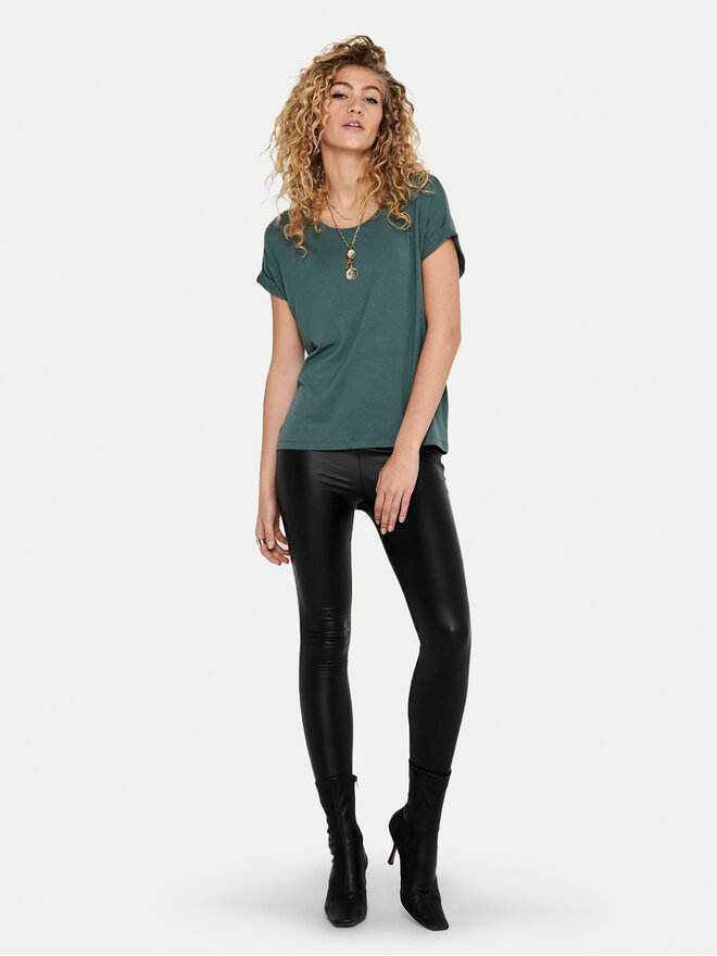 ONLY ONLY Camiseta Moster 15106662 Verde Regular Fit