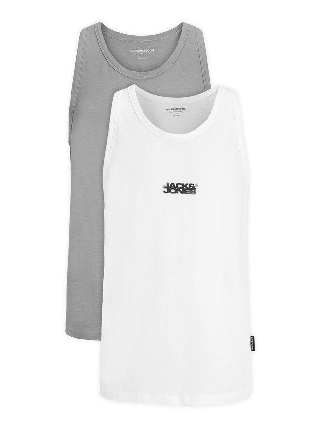 Jack&Jones Jack&Jones 2er-Set Tank-Tops Sago 12284750 Grau Regular Fit