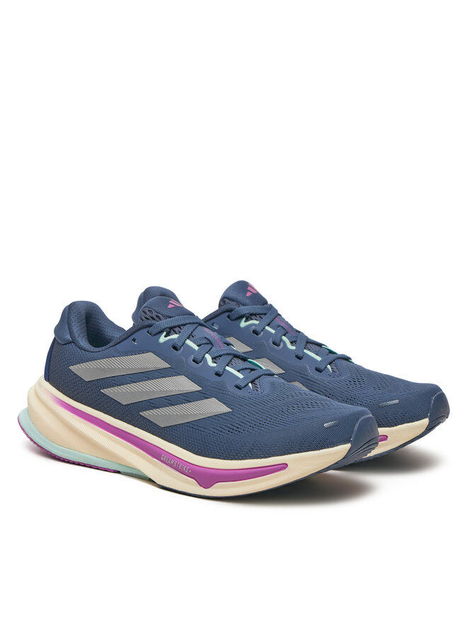 adidas Buty do biegania adidas Supernova Rise 2 JR7688 Granatowy