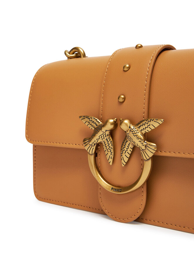 PINKO Kabelka PINKO Love One Mini Cl PE 25 PCPL 100059 A0F1 Hnědá