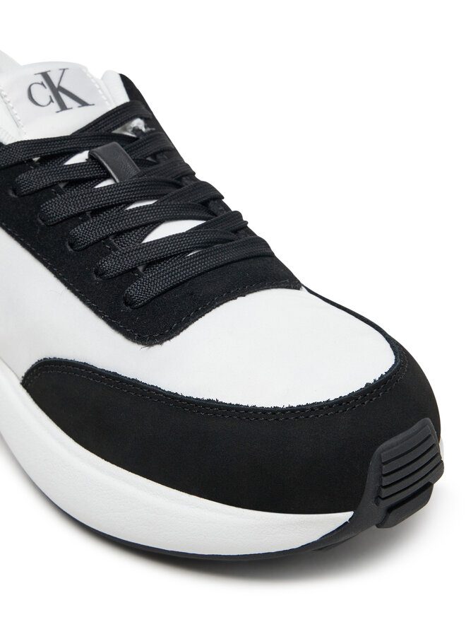 Calvin Klein Jeans Αθλητικά Calvin Klein Jeans Athleisure Runner Laceup Mix Wn YW0YW01774 Λευκό