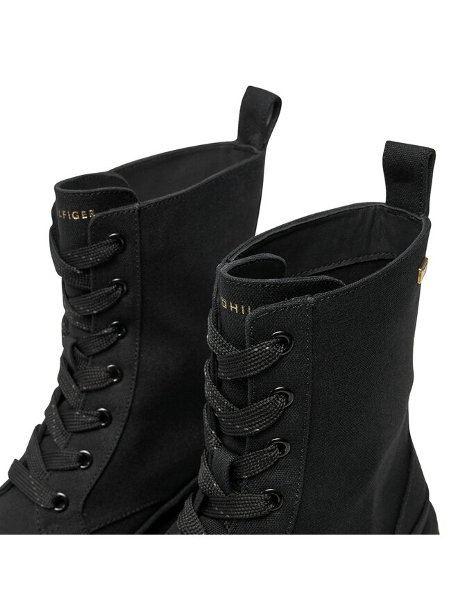 Tommy Hilfiger Botki Tommy Hilfiger FW0FW08200 Czarny