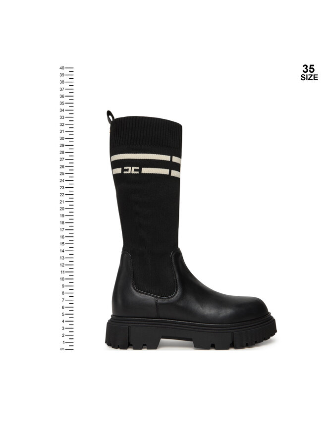 Elisabetta Franchi Чоботи Elisabetta Franchi Boot F4A6-E0427-1316 Чорний