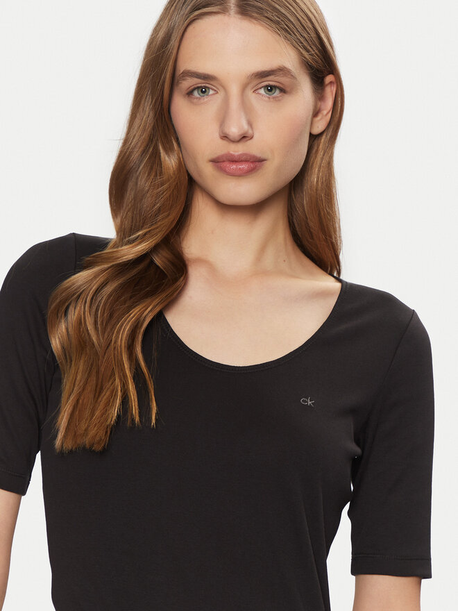 Calvin Klein Calvin Klein T-Shirt K20K208050 Schwarz Slim Fit