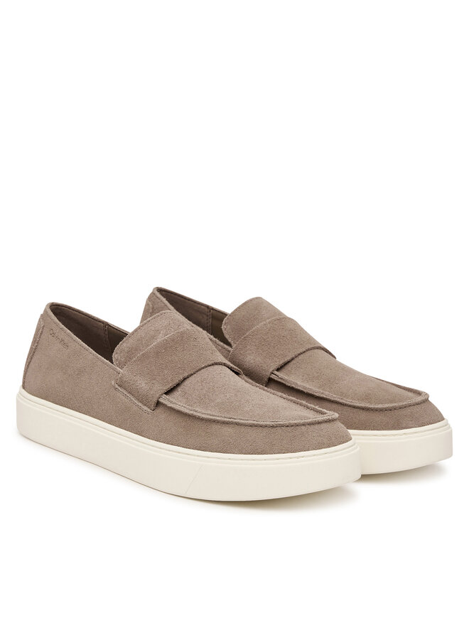 Calvin Klein Slipper Calvin Klein Hybrid Clean Cup Loafer Band Su HM0HM02161 Beige