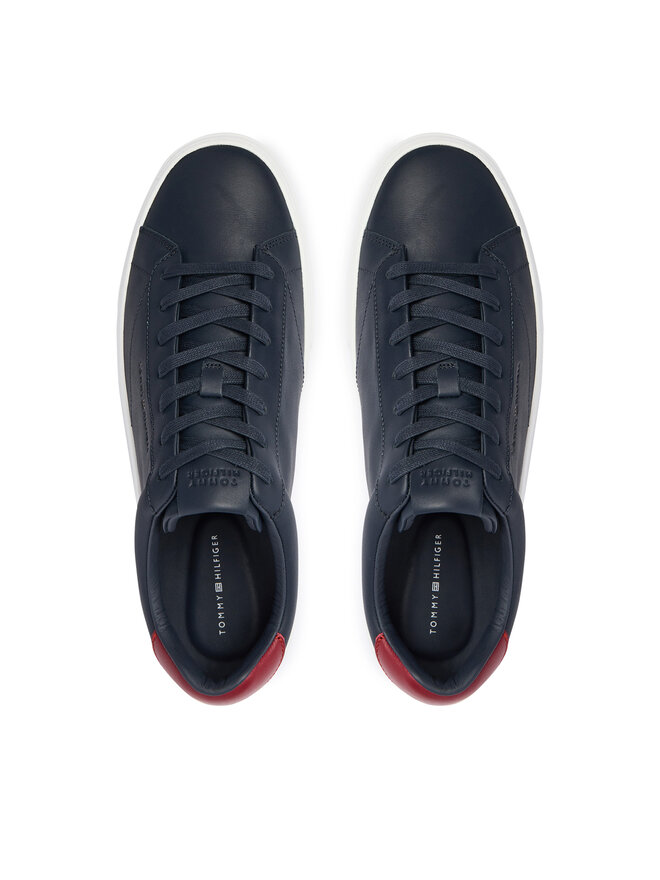 Tommy Hilfiger Sneakers Tommy Hilfiger Premium Dress Cupsole Lth FM0FM05572 Dunkelblau