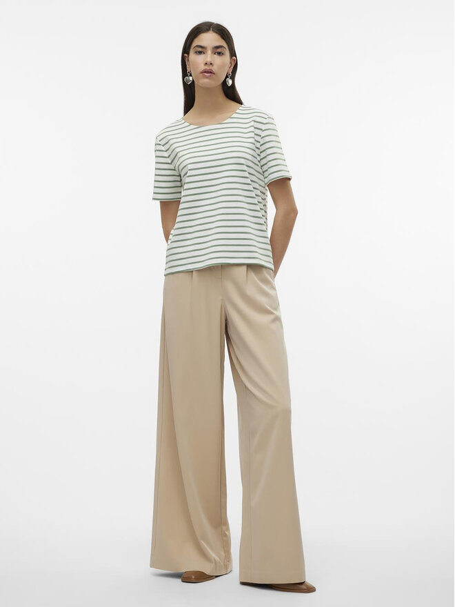 Vero Moda Vero Moda Marškinėliai Abby 10304716 Žalia Regular Fit