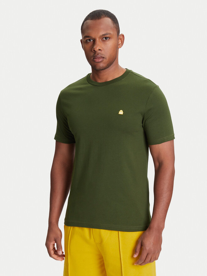 United Colors Of Benetton United Colors Of Benetton Marškinėliai 3MI5J1AF7 Žalia Regular Fit