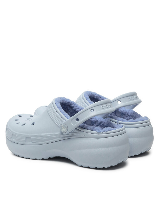 Crocs Nazouváky Crocs Classic Platform Lined Clog W 207938 Světle modrá