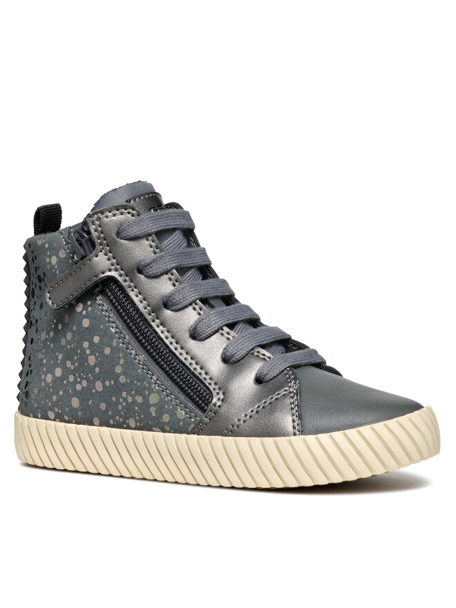 Geox Mirroless Girl Sneaker Für Mädchen - Atmungsaktive Velours-Sneaker