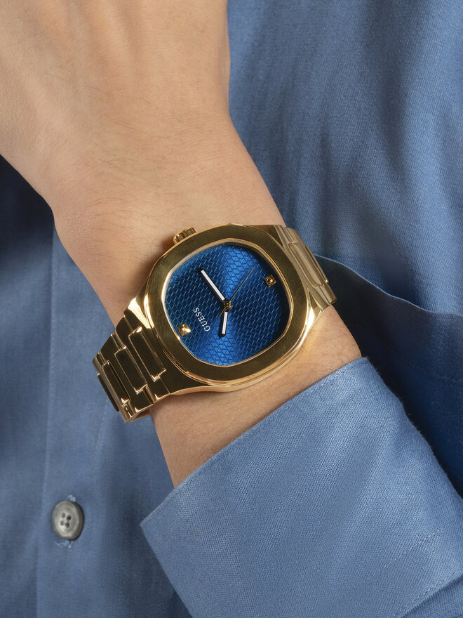 Guess Zegarek Guess Rebellious GW0662G2 Złoty