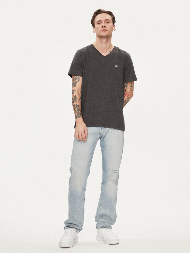 Gap Gap Marškinėliai 753771-01 Pilka Regular Fit