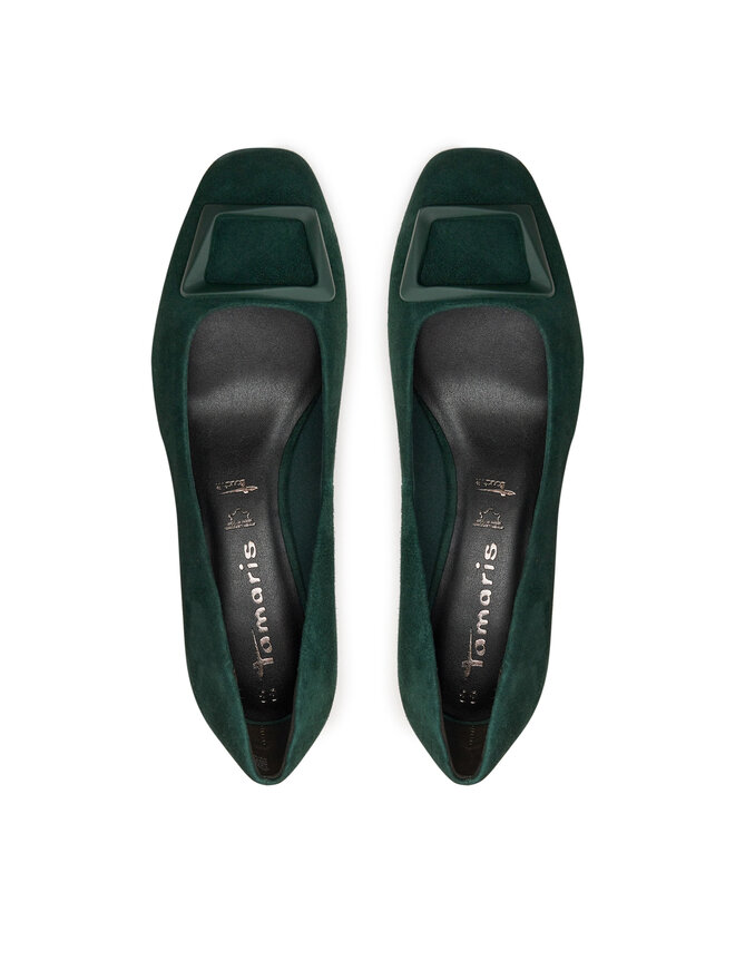 Tamaris Dames 1-22302-41 Pumps, groen suède, 37 EU