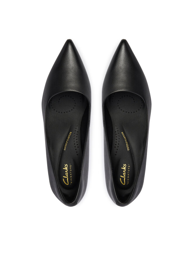 Clarks Туфлі Clarks Zarey Court 26183156 Чорний