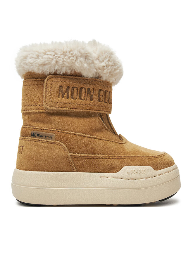 Moon Boot Snehule Moon Boot Junior Park Dtrap Boot Suede 80D3440040 Hnedá