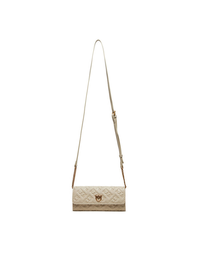 PINKO Torebka Pinko Love Tiny Brids Wallet C AI 24-25 PCPL 103765 A1YB Écru