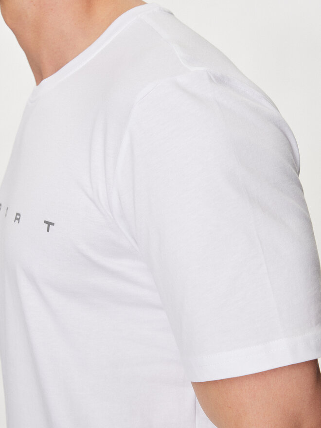 4F 4F Marškinėliai 4FWSS24TTSHM1283 Balta Regular Fit