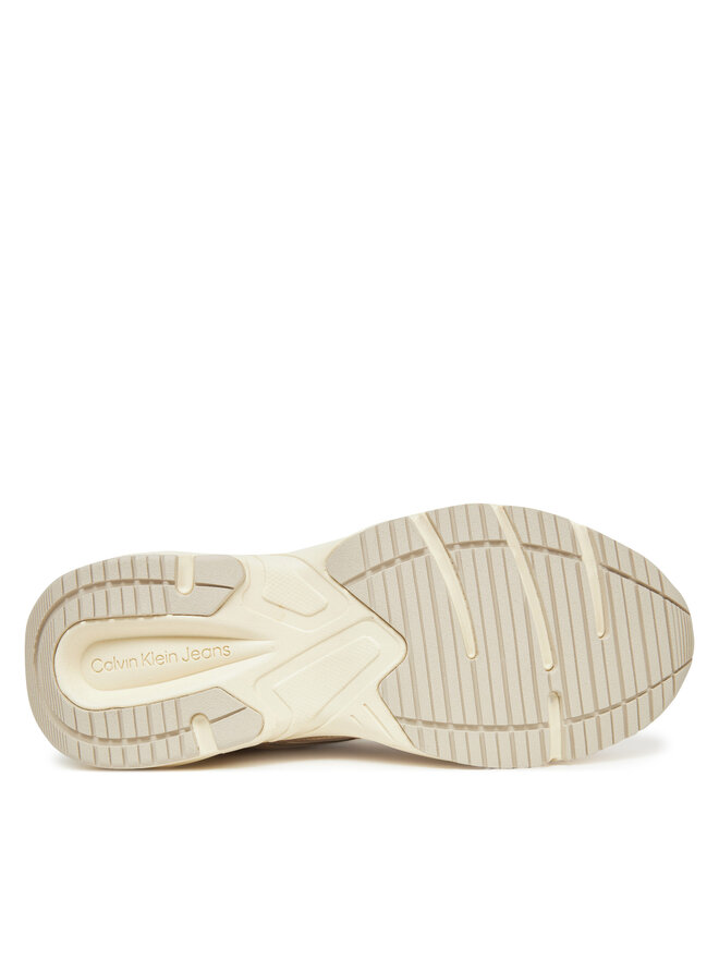Calvin Klein Jeans Sneakersy Calvin Klein Jeans Retro Tennis Mesh Ml YW0YW01807 Beżowy