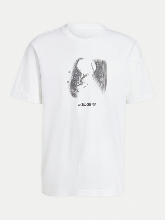 adidas adidas T-Shirt Supply Street IY3430 Weiß Regular Fit