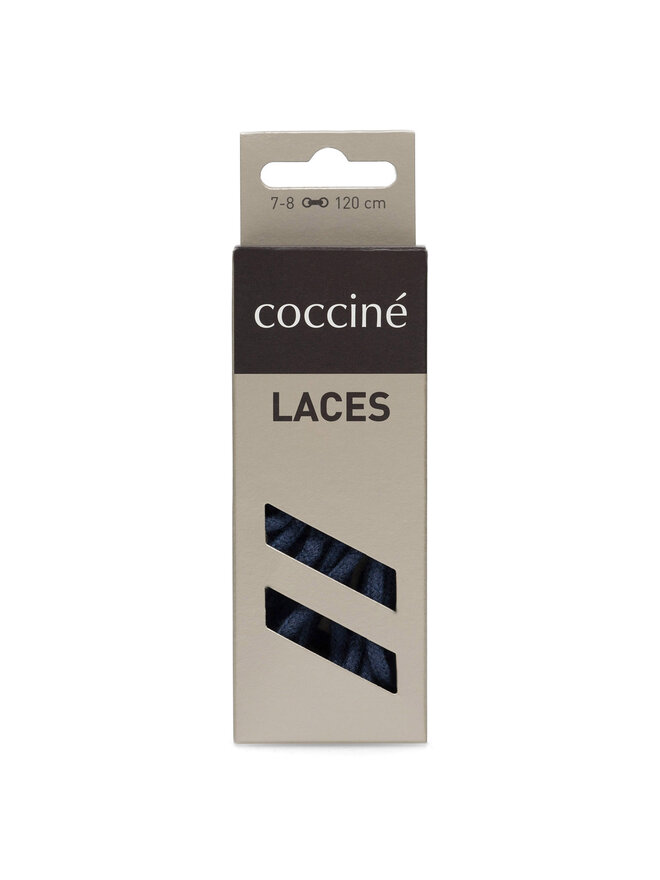 Coccine Cipőfűző Coccine SZNUROWADŁA 120 cm F3 BAWEŁNIANE v.AZ Sötétkék