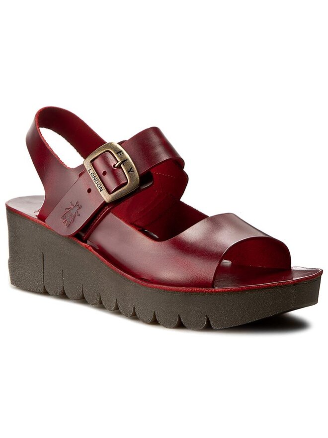 Sandales Fly London Yailfly P143907006 Rouge chaussures