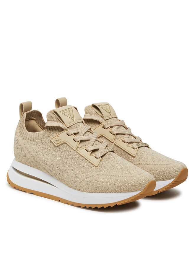 Guess Sneakersy Guess FLPEST FAB12 Beżowy