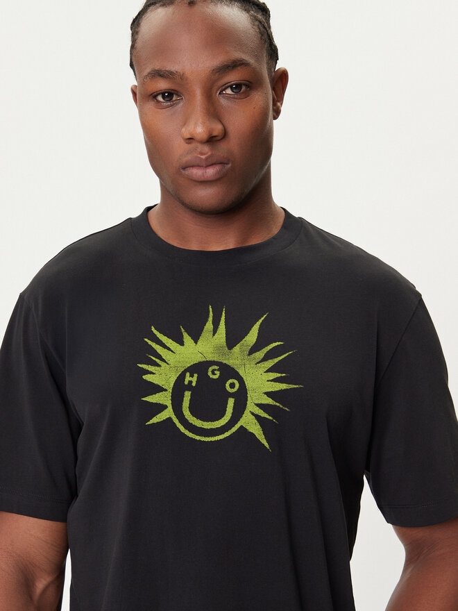 HUGO HUGO Camiseta Nugix 50543485 Negro Regular Fit