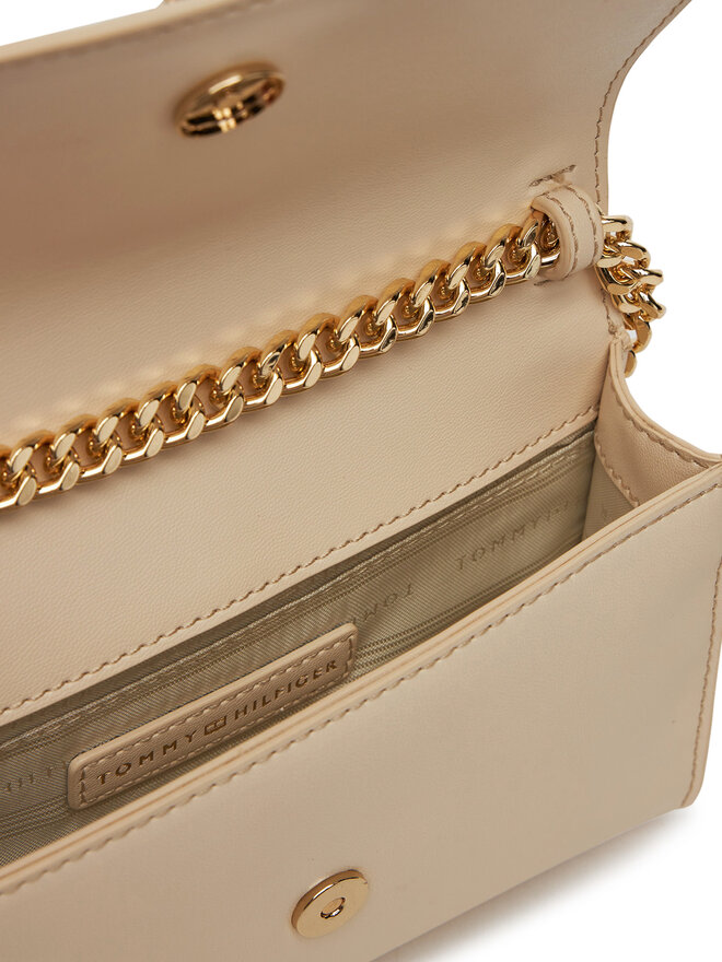 Tommy Hilfiger Bolso Tommy Hilfiger Th Heritage Mini Crossover Chain AW0AW17222 Beis