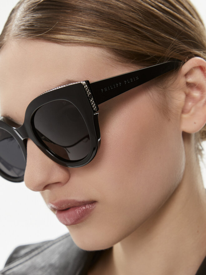 PHILIPP PLEIN Okulary przeciwsłoneczne PHILIPP PLEIN SPP026S Czarny