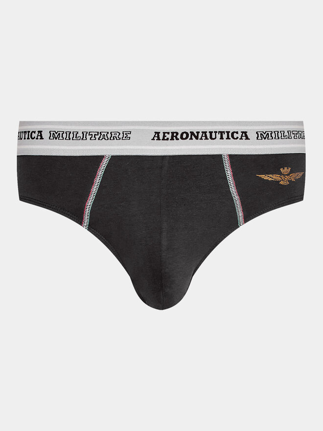 Aeronautica Militare Aeronautica Militare Σετ σλιπ 2 τμχ. AM1USL002 Μαύρο