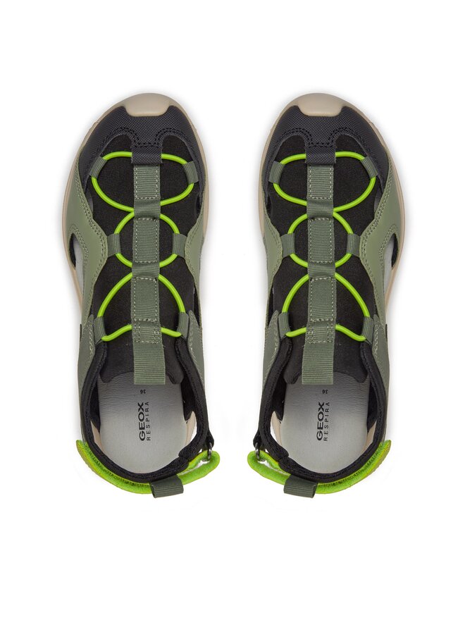 Geox Σανδάλια Geox J Sandal Airadyum Bo J45F1E 0ME15 C0914 D Χακί