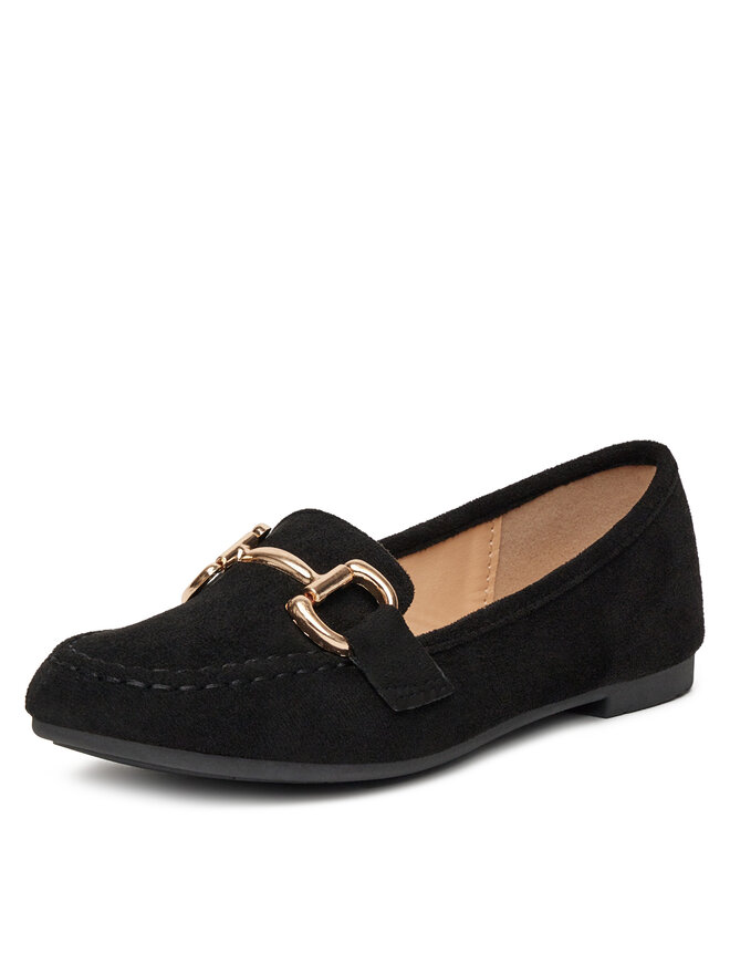 DeeZee Mokasyny DeeZee LE601-42 Czarny