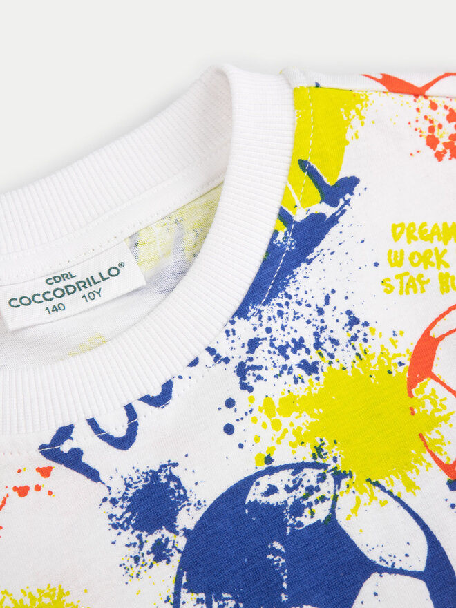 Coccodrillo Coccodrillo Marškinėliai ZC4143215VBA Spalvota Regular Fit