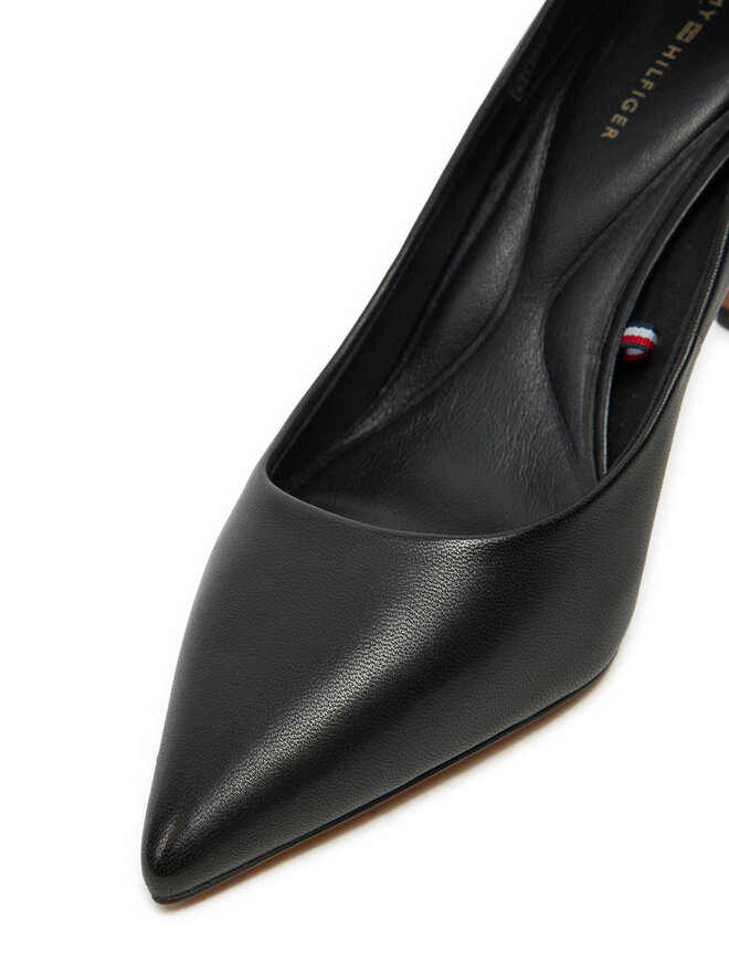 Tommy Hilfiger Tacón de aguja Tommy Hilfiger Essential Pointed Pump FW0FW07533 Negro
