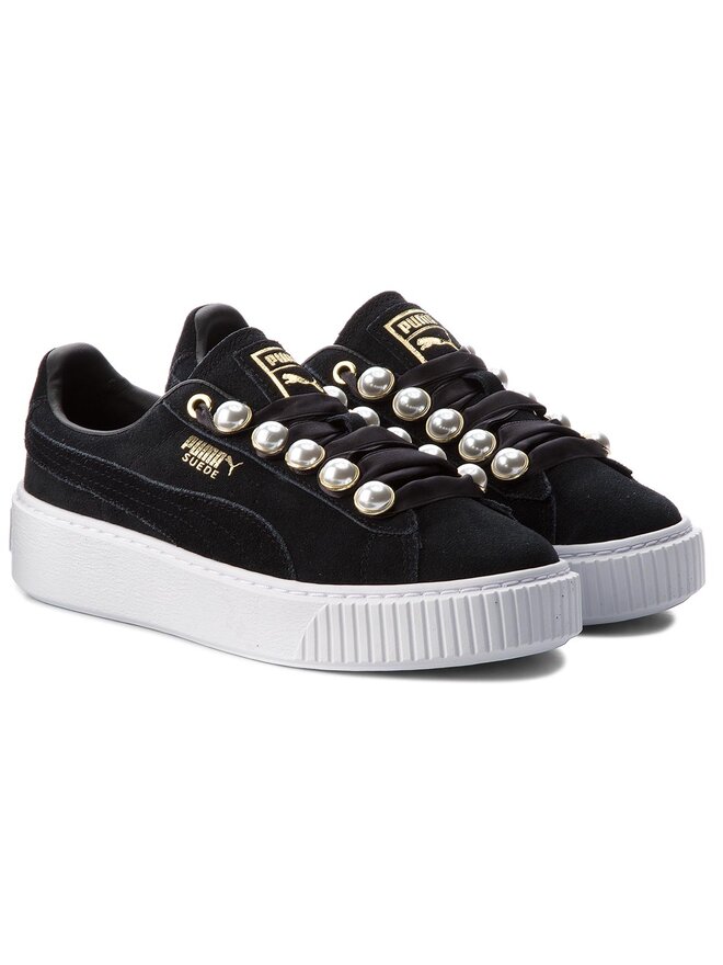Puma Laisvalaikio batai Puma Suede Platform Bling Wn's 366688 01 Juoda