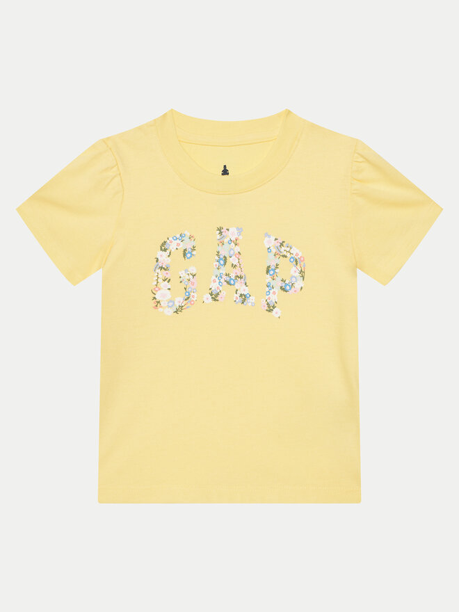Gap Gap Camiseta 736118-00 Amarillo Regular Fit