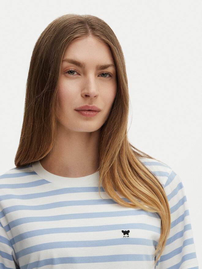 Weekend Max Mara Weekend Max Mara Camiseta Satrapo 2515971031 Azul Regular Fit