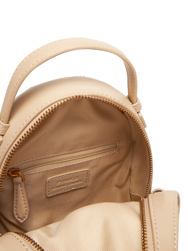 PINKO Plecak PINKO Love Click Mini Backpack PE 25 PLTT 103614 A1J2 Beżowy
