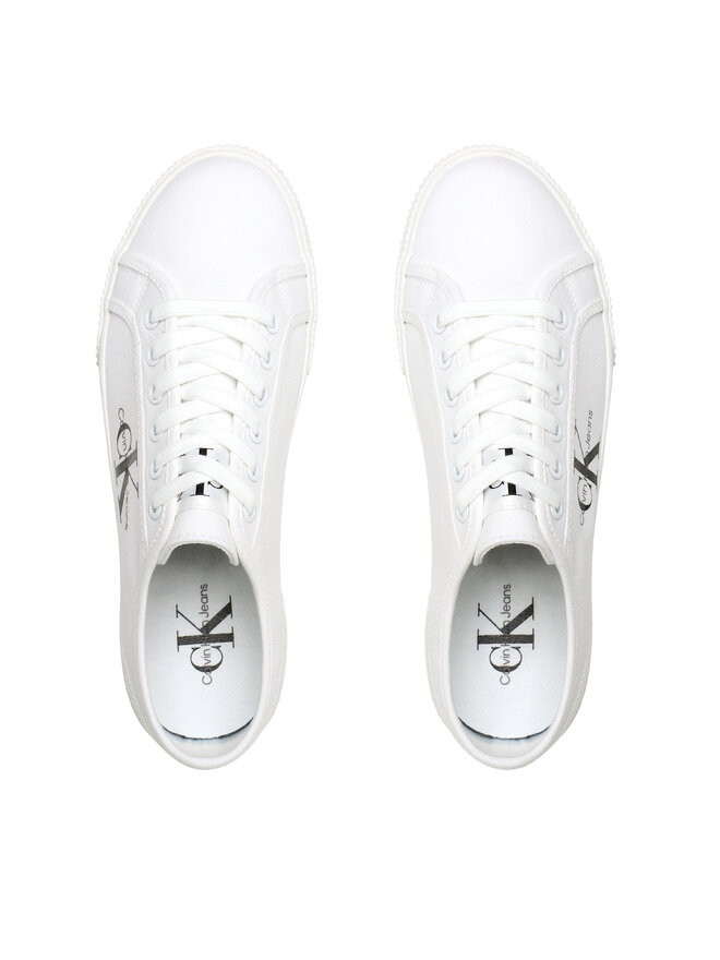 Calvin Klein Jeans Sneakers aus Stoff Calvin Klein Jeans YW0YW00482 Weiß