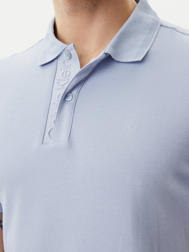 Calvin Klein Calvin Klein Poloshirt K10K114135 Himmelblau Regular Fit