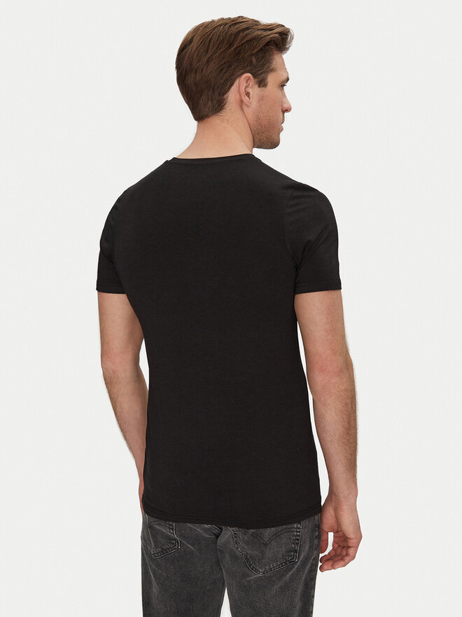 Resteröds Resteröds 2 póló készlet 27040 2 Fekete Slim Fit