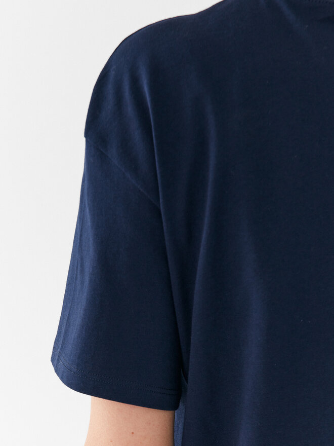 United Colors Of Benetton United Colors Of Benetton Majica 3096D102O Mornarsko modra Regular Fit