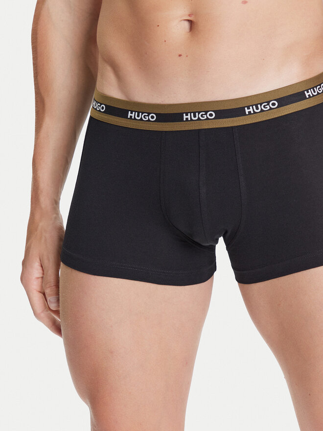 HUGO HUGO Pack de 3 bóxers 50492375 Negro