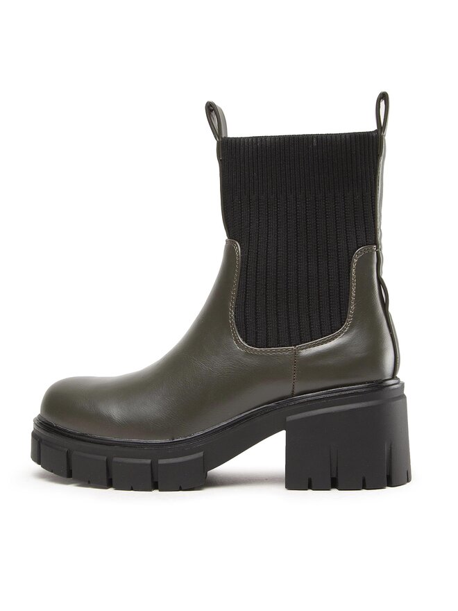 DeeZee Členková obuv DeeZee ZAL90101-1 Kaki