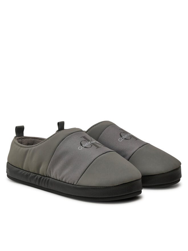 Calvin Klein Jeans Hausschuhe Calvin Klein Jeans Home Slipper Mono YM0YM00840 Grau