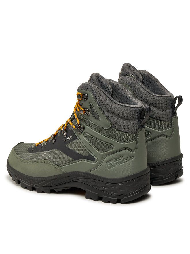 Jack Wolfskin Scarpe da trekking Jack Wolfskin Rebellion Guide Texapore Mid M 4053791 Verde