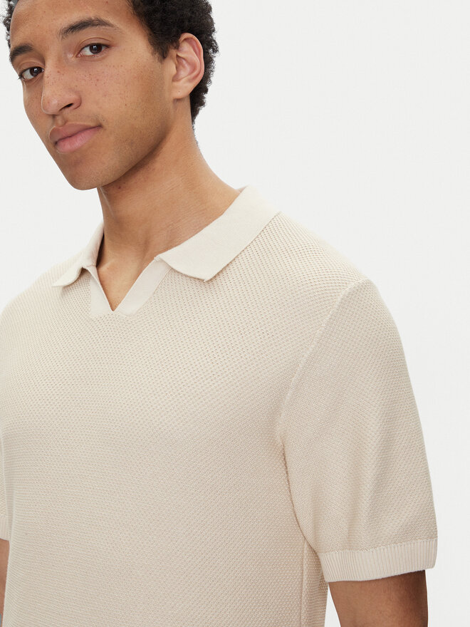 Jack&Jones Jack&Jones Pólóing Ceaston 12273012 Bézs Regular Fit