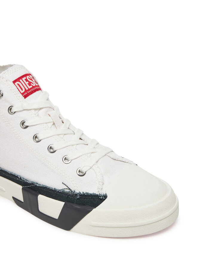 Diesel Trampki Diesel High-Top Y03505PR012 HA686 Biały